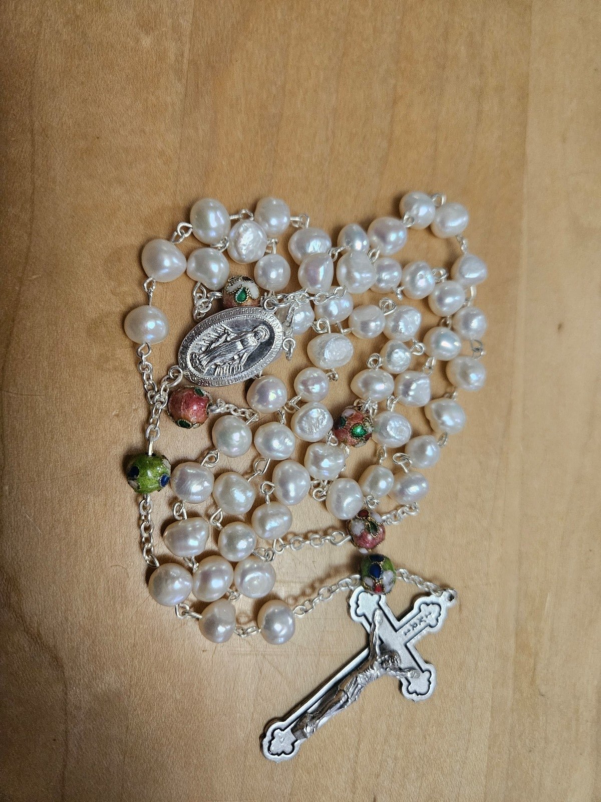 Genuine Freshwater Pearl rosary