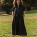NWT Everlane Black The Parklet Short Sleeve Shirt Dress