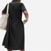 NWT Everlane Black The Parklet Short Sleeve Shirt Dress