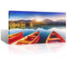 Large Canvas Print Wall Art for Living Room Bedroom Nature Landscape Lake Wooden
