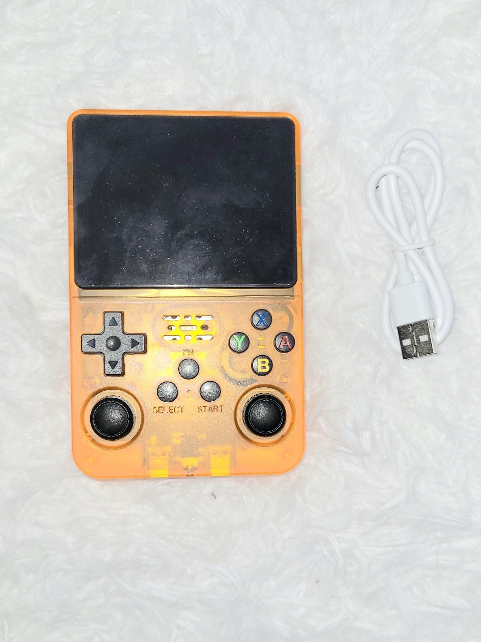 R63S Orange Handheld Retro Console System 15000+ Games! ✨️ NWT