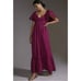 NWT Anthropologie En Saison Flutter-Puff Sleeve Maxi Dress Cottagecore Medium