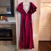 NWT Anthropologie En Saison Flutter-Puff Sleeve Maxi Dress Cottagecore Medium