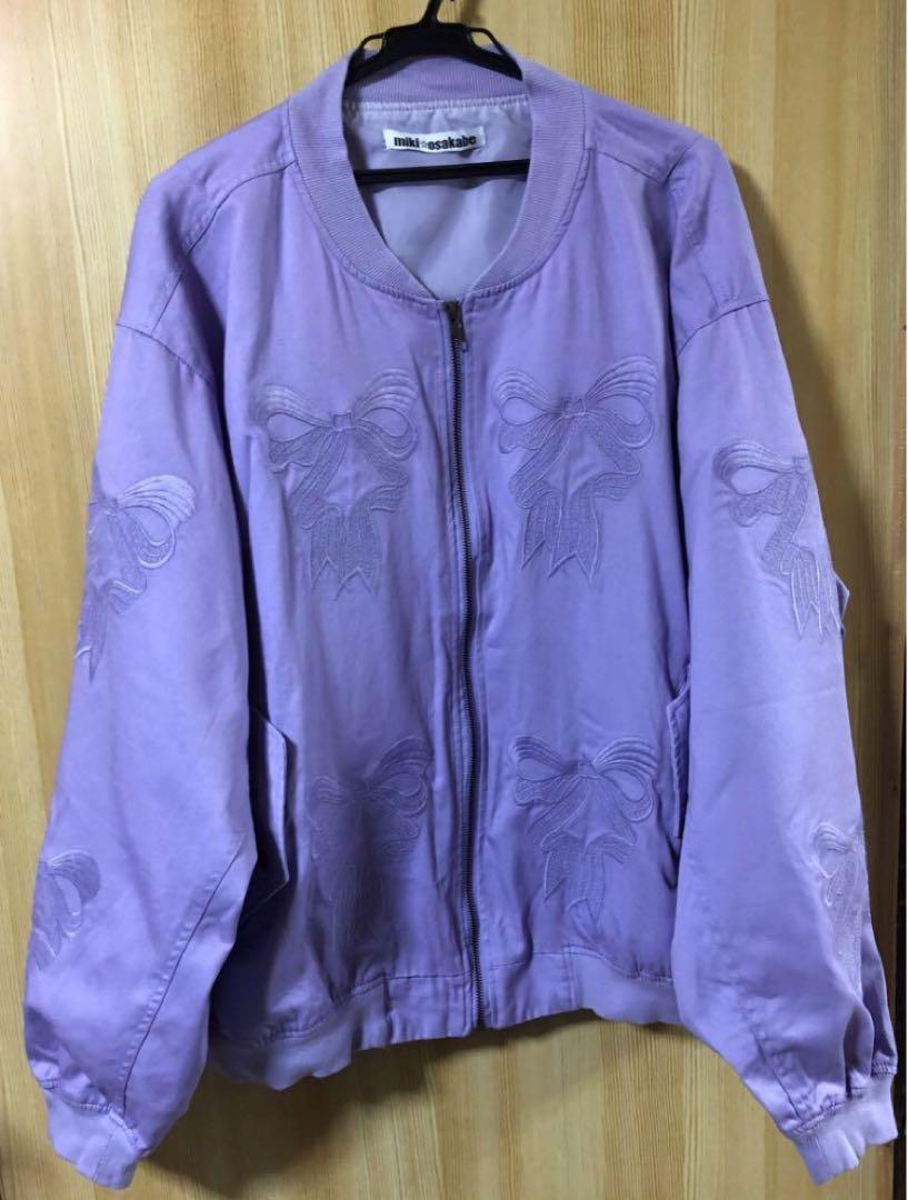 Miki Obata Ribbon MA-1 Bomber Jacket Brand New!