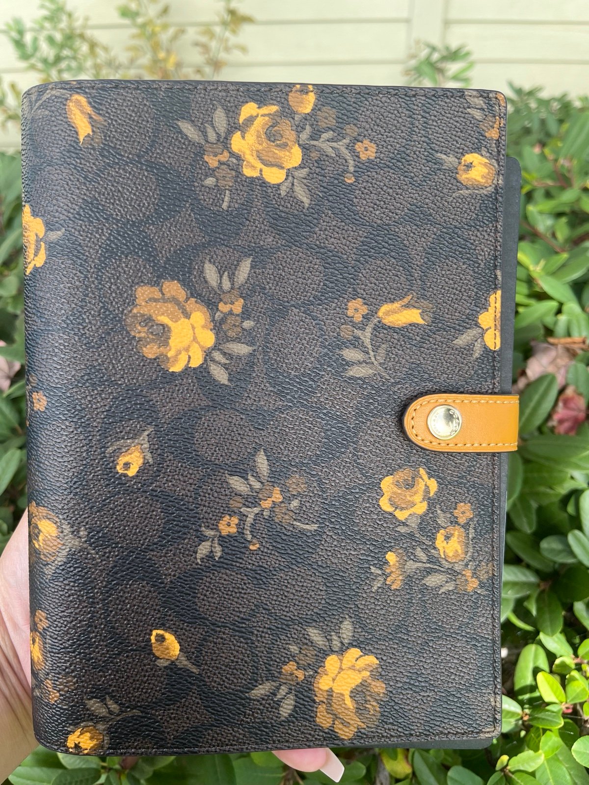Coach Notebook with Floral Print-CCF40