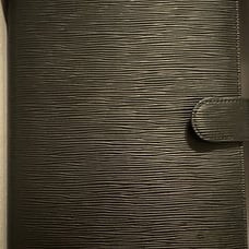 Cloth & Paper | 6-Ring Agenda | A5 | Contoured Leather | Black