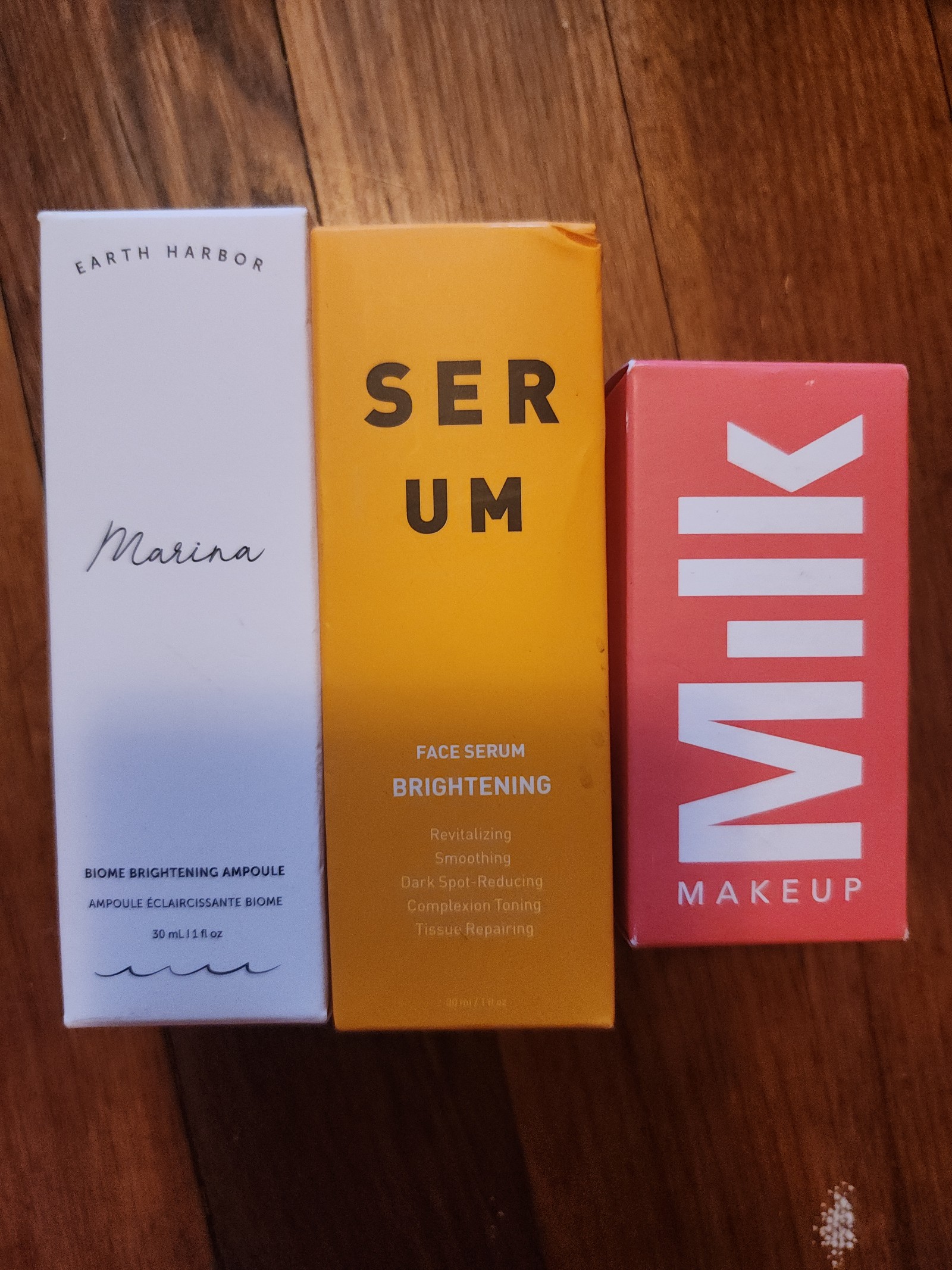 Skin care bundle brightening milk makeup