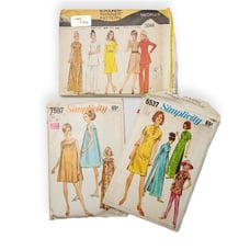 Vintage 60s-70s Size 16-18 Sewing Patterns