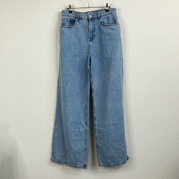 NAKD Wide High Waist Jeans Flare Wide Leg High Rise Denim