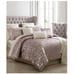 Hallmart Collectibles Sadie 14 Piece Queen Comforter Set Blush/Gold