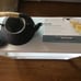 Cast iron teapot & nsulated glass cups