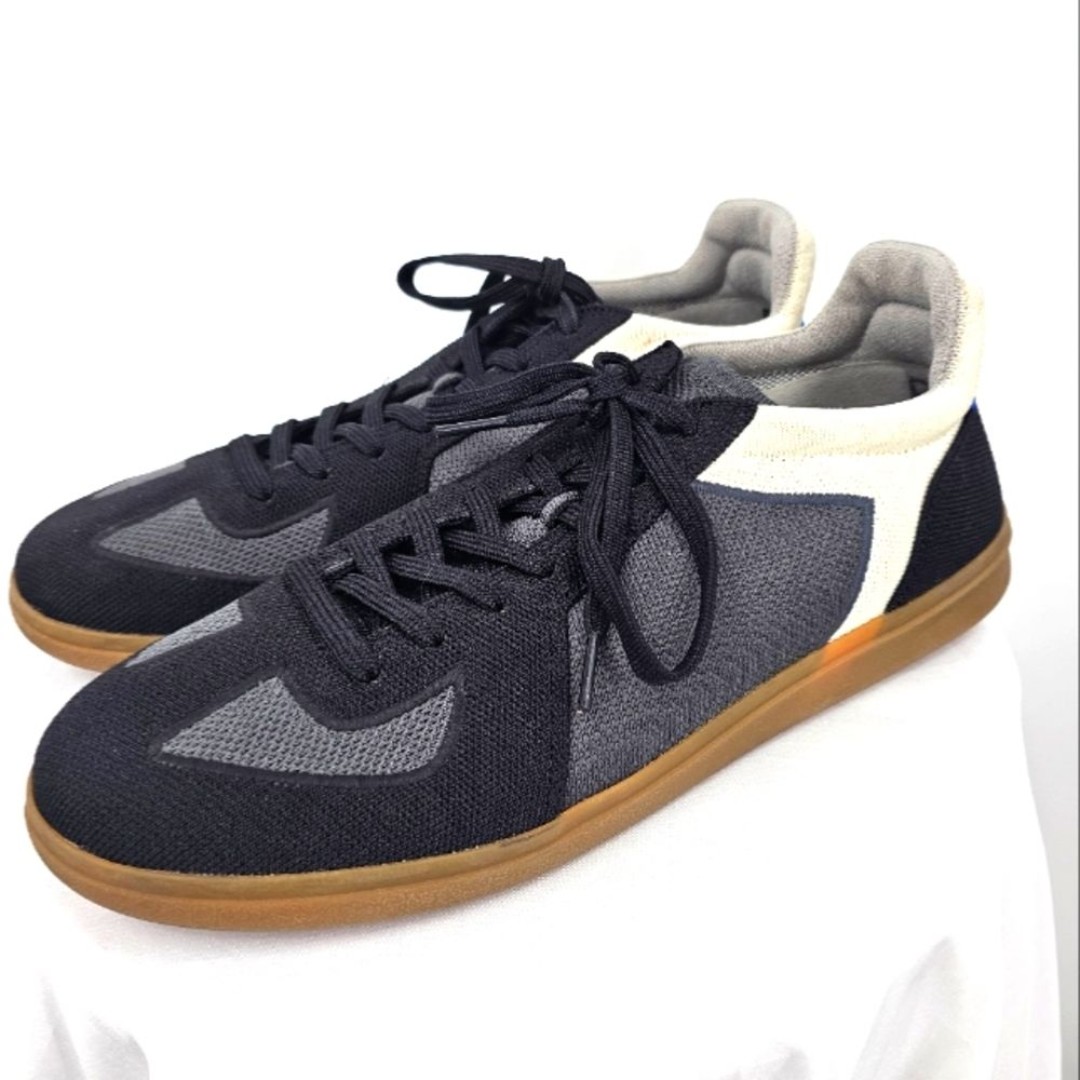 Rothy’s Men’s RS01 Hudson Lace-Up Sneaker | Size 12 | Black/Grey Knit
