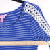 Lilly Pulitzer MARLOWE BECKON Blue BREEZE Striped Rib Knit Dress Crochet SMALL