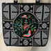 Beaded Embroidered Bird Butterfly Bag Black Shoulder Tote Bag