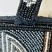 Beaded Embroidered Bird Butterfly Bag Black Shoulder Tote Bag