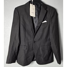 Mogu Classic Fashion Men 30 Suit Jacket Blazer Black Elegant Coat Size Medium