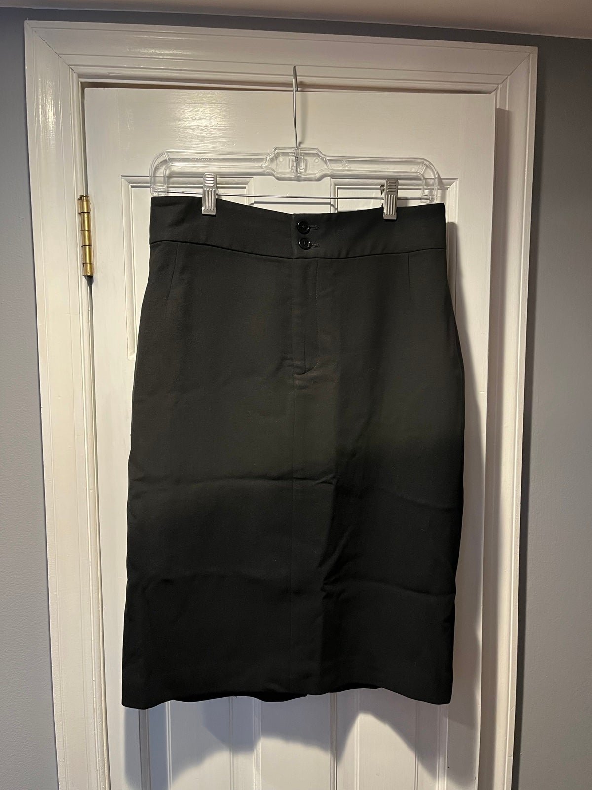Women’s RALPH LAUREN COLLECTION Black Wool Skirt sz 10
