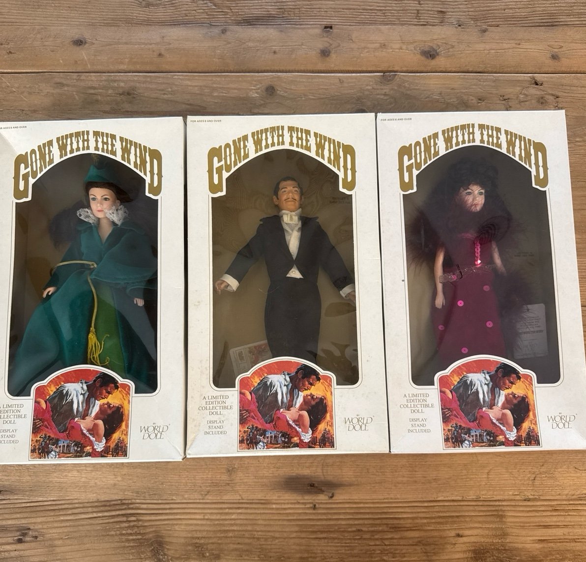Gone with the wind dolls- Scarlett, Rhett