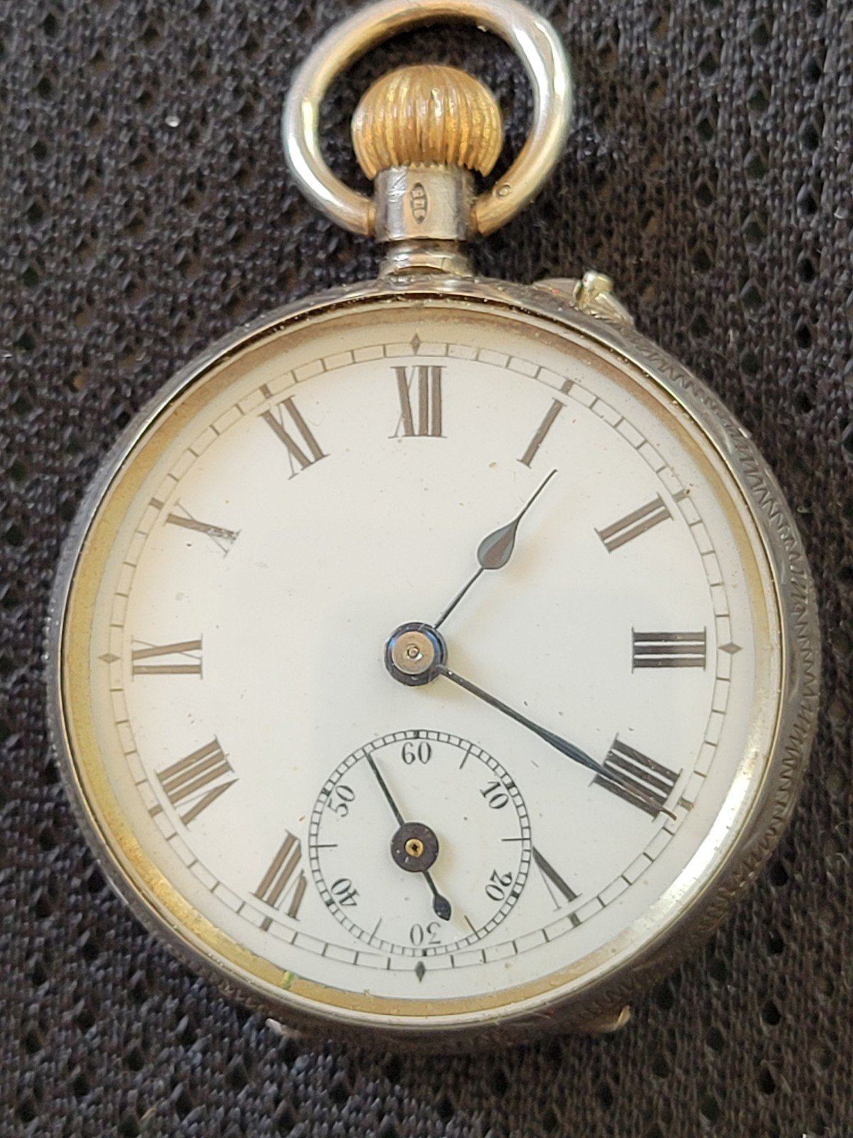 Antique lady's sterling pocket watch