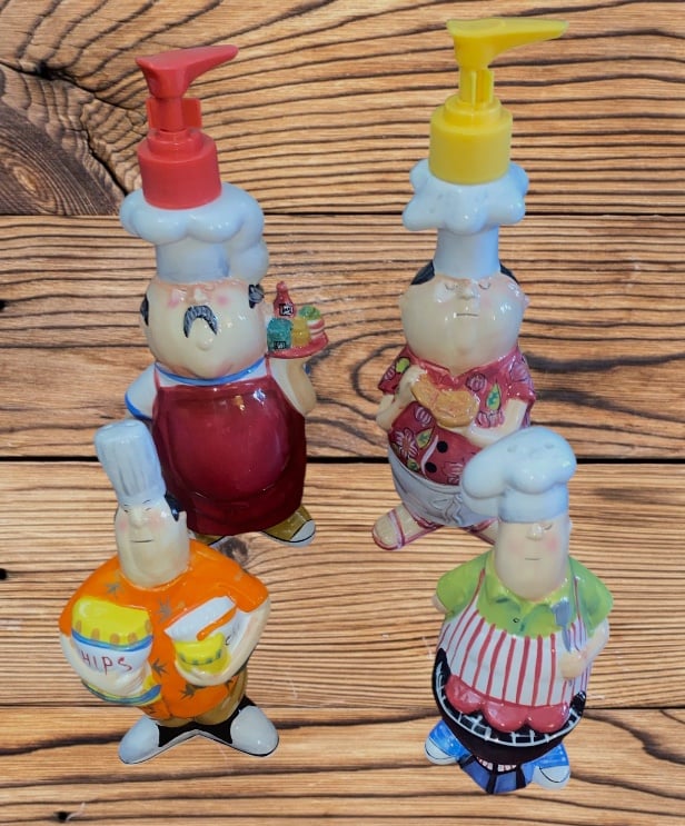 Tracy Flickinger Master of the Grill Chef Condiment Set