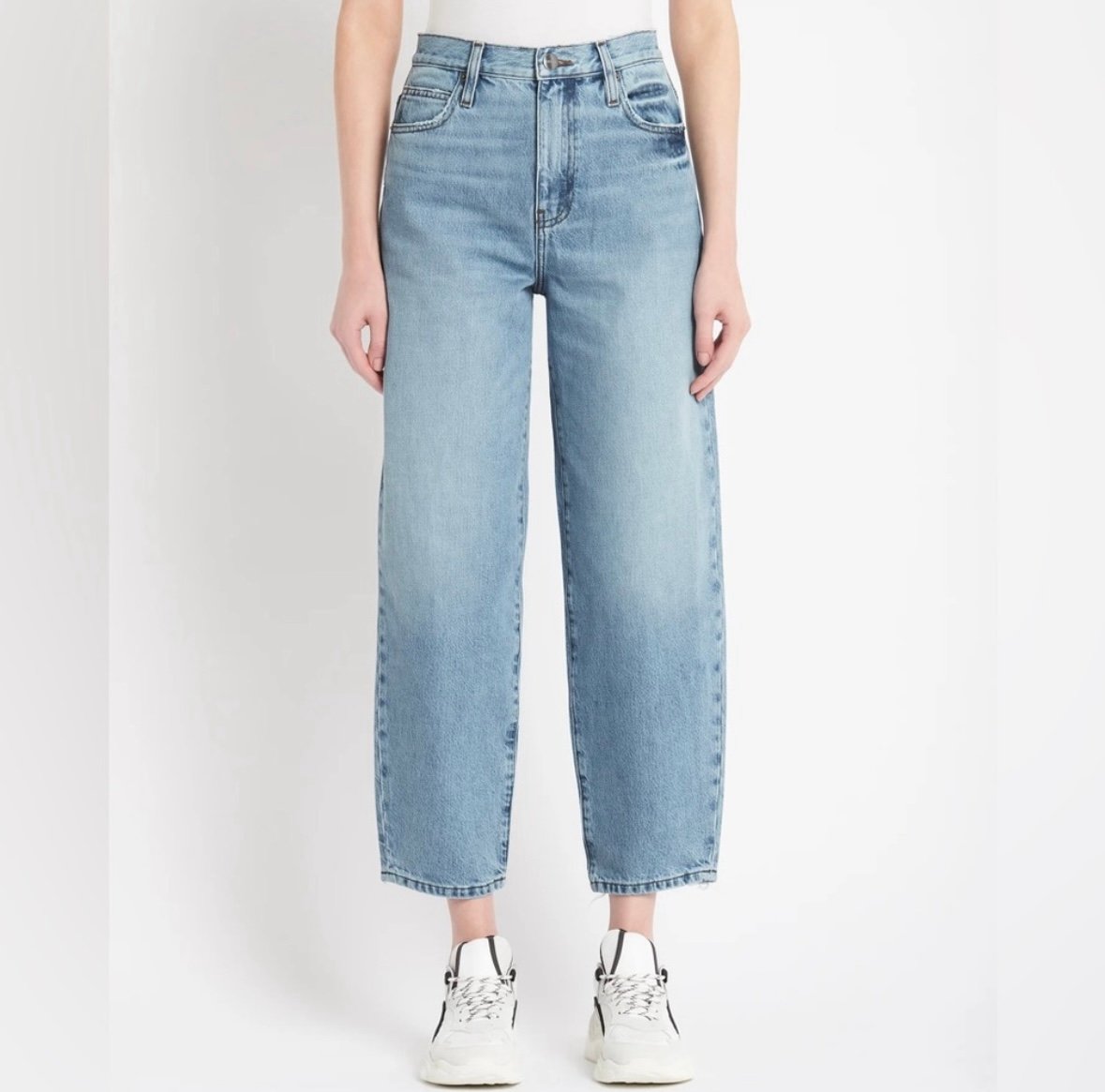 NWT Frame ultra high rise barrel jeans
