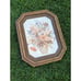 Vintage Boho Floral Wall Art, 1981 Gloria Eriksen Flower Painting, Framed Print