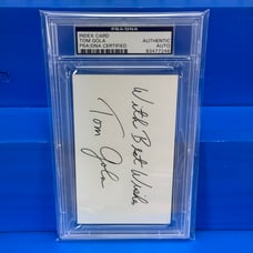 TOM GOLA Signed Index Card PSA DNA Authentic Autograph NBA HOF Basketball AUTO
