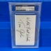 TOM GOLA Signed Index Card PSA DNA Authentic Autograph NBA HOF Basketball AUTO