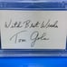 TOM GOLA Signed Index Card PSA DNA Authentic Autograph NBA HOF Basketball AUTO