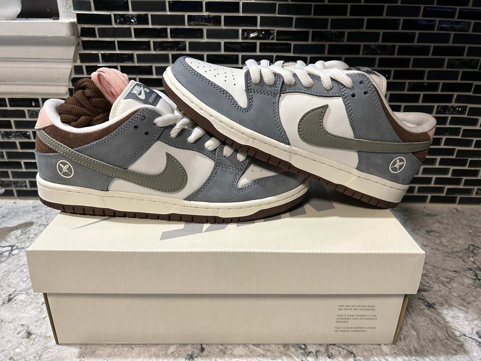 Nike sb dunk low x yuto horigome gray