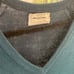Sweater dark green V neck Dior logo vintage size L