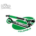 New Halo Rise Above Scooter Supreme Inline Scooter light up wheels Black Green
