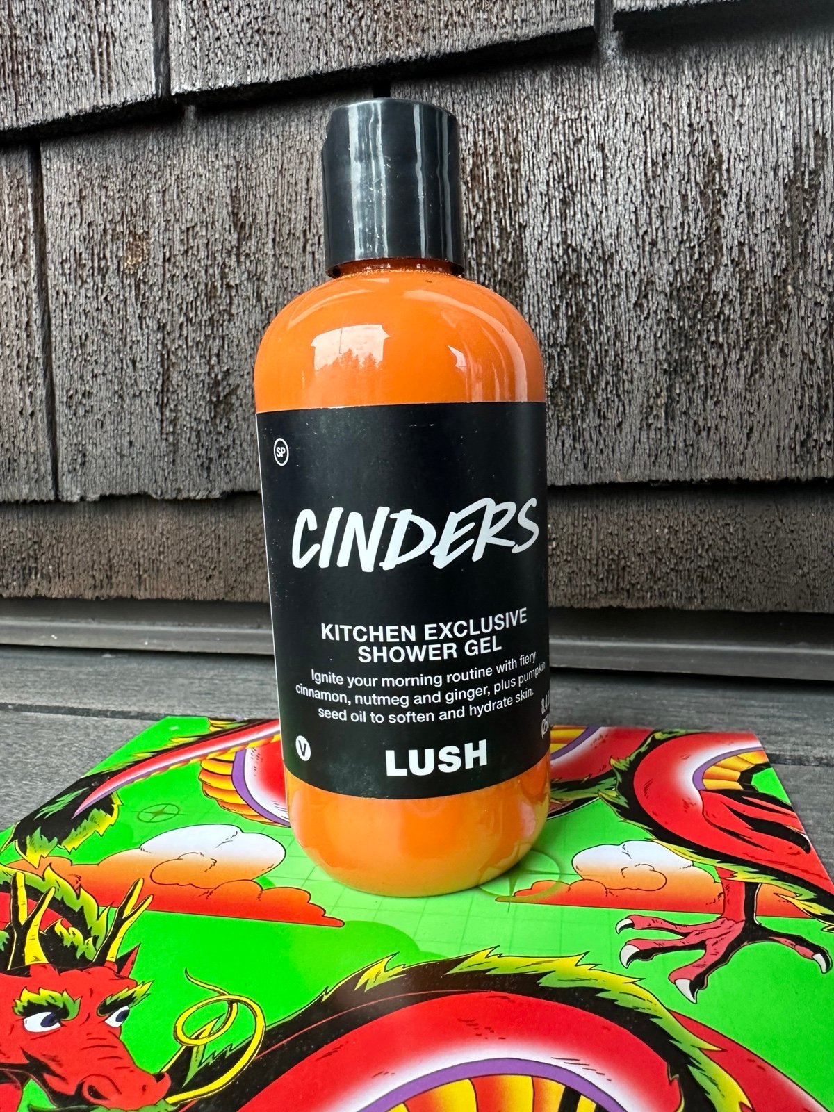 Lush kitchen cinders shower gel 8.4oz February exclusive