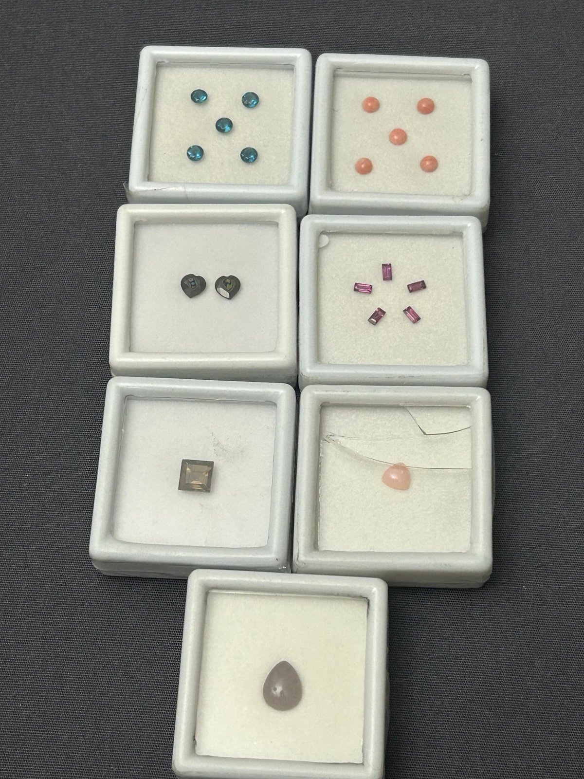 Lot of 20 Loose Genuine Gemstones Topaz Opal Spinel Garnet Quartz Obsidian E514