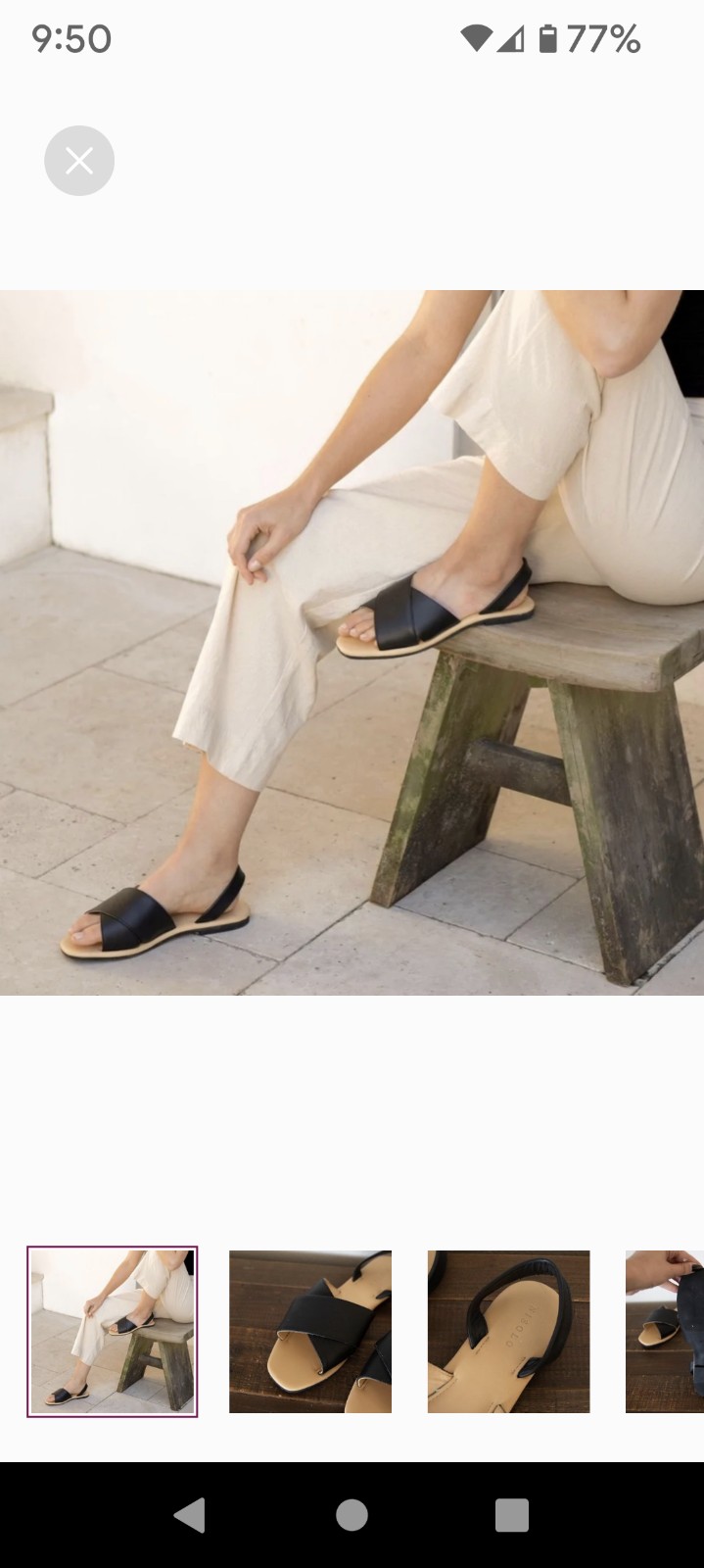 Nisolo// All-Day Cross Strap Sandal