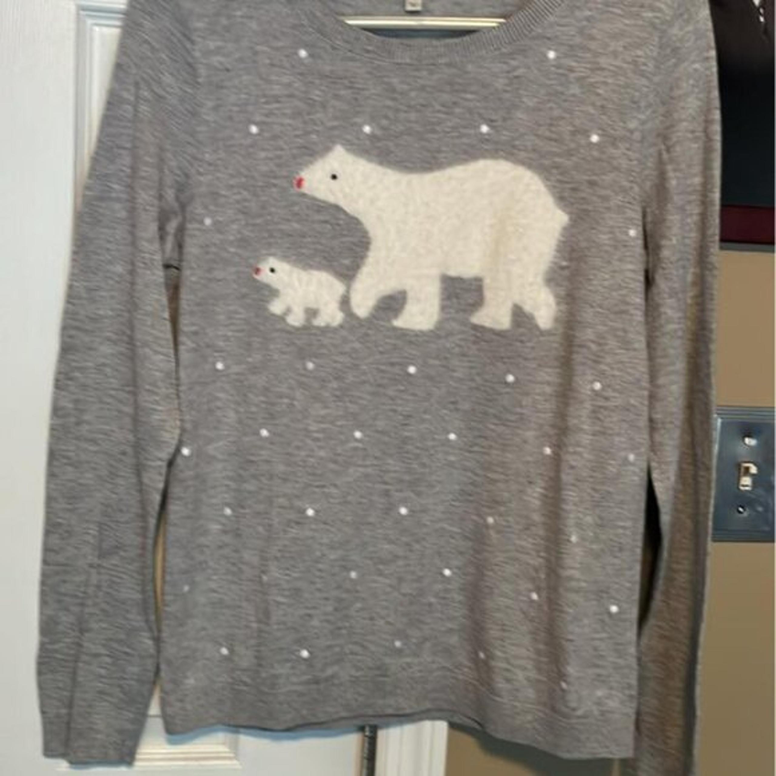 cute crew neck sweater size small - Talbots