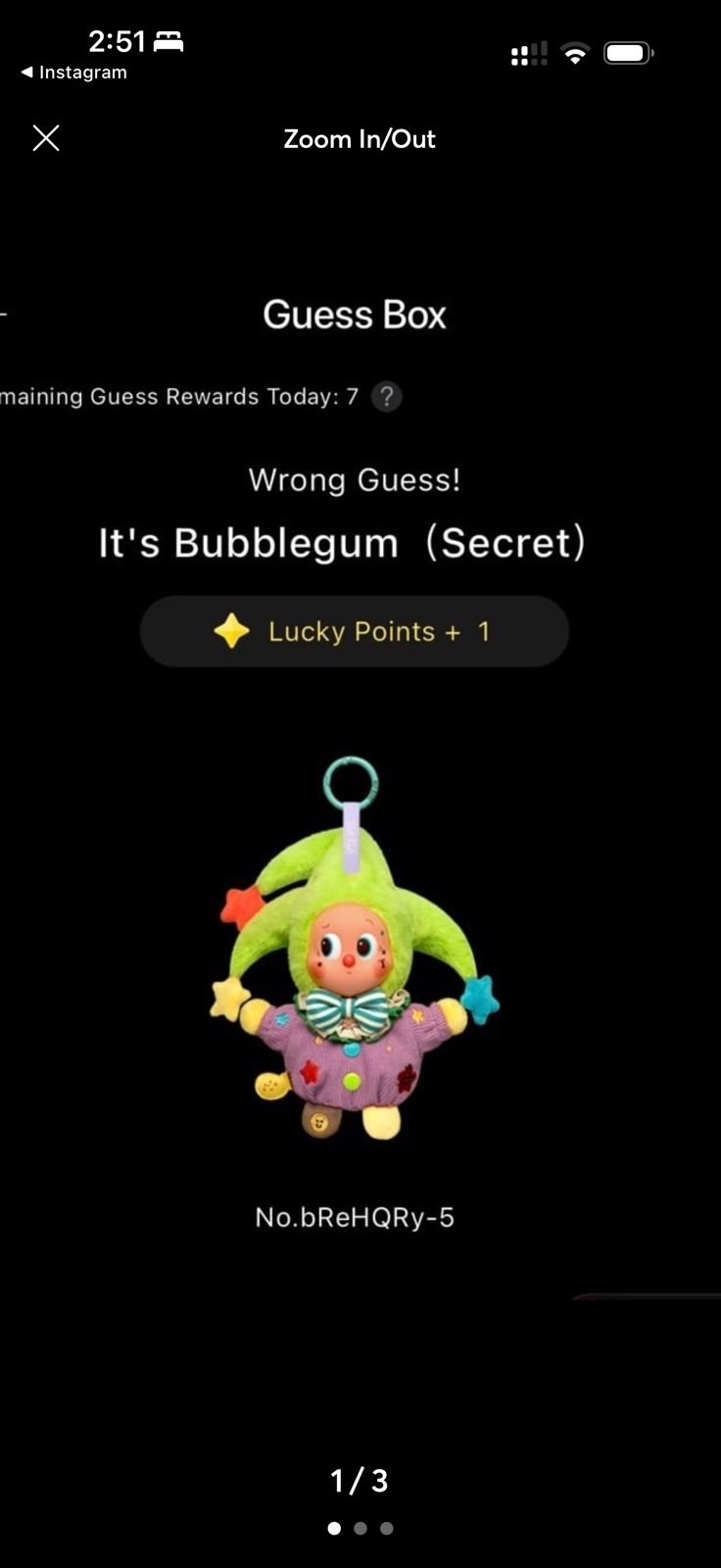 Why so serious twinkle (secret) labubu bubblegum - with free popmart desk holder