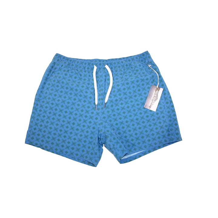 NWT Fair Harbor The Bungalow Short Blue Listello Lined Shorts Mens size XL