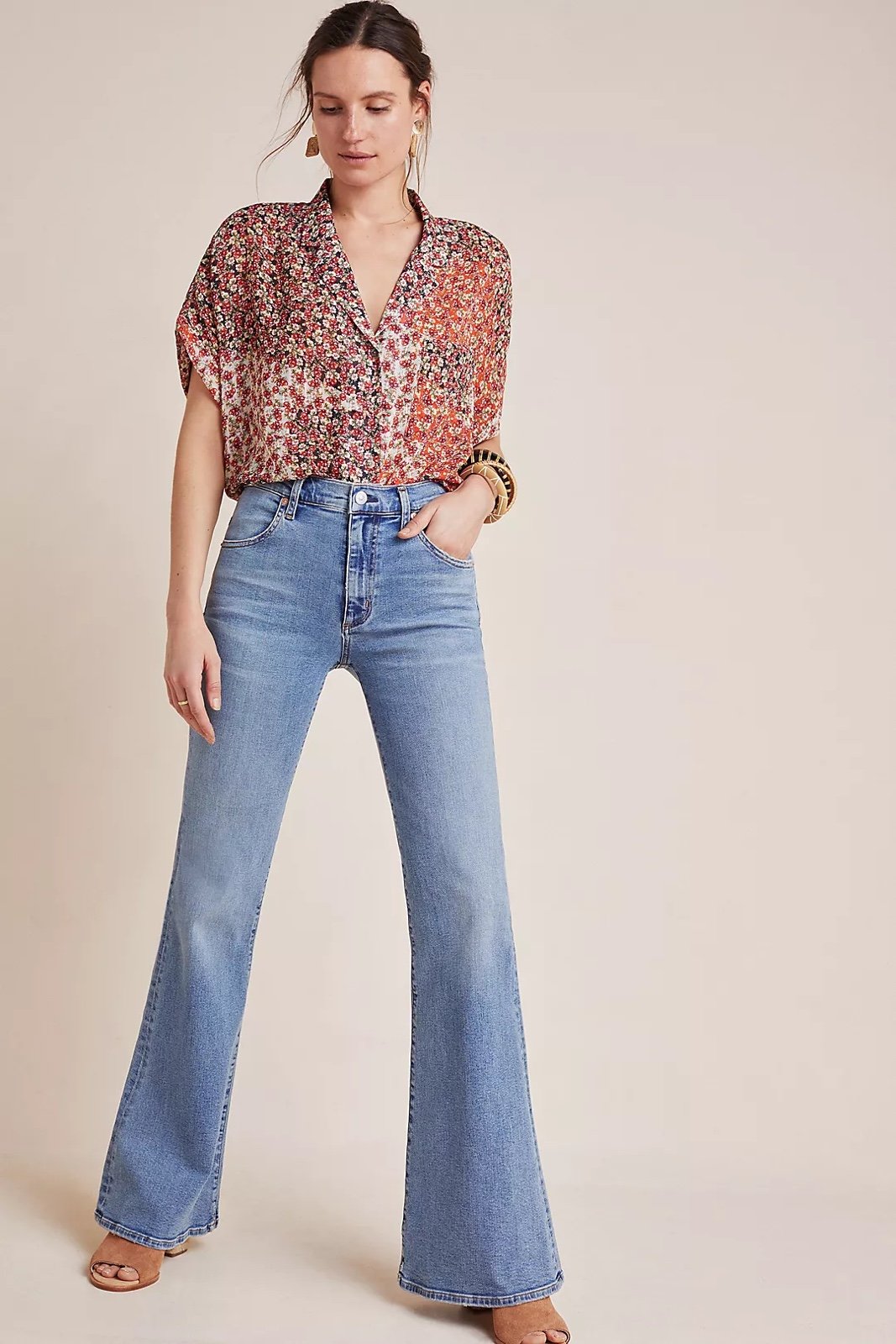 Citizens of Humanity Claire Mid-rise Super Flare Jeans size 27