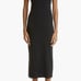 Marine Serre Embroidered Moon stretch organic cotton rib Maxi Dress