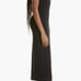 Marine Serre Embroidered Moon stretch organic cotton rib Maxi Dress