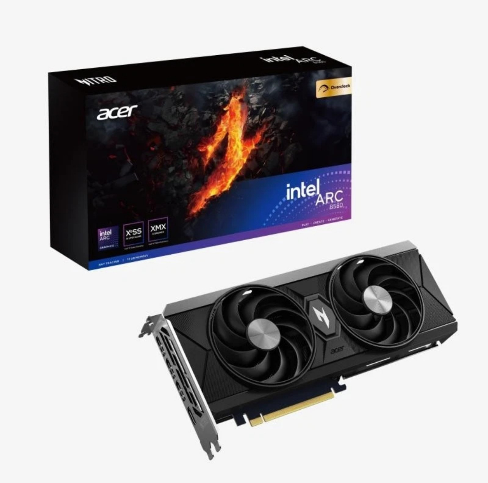 Acer Nitro Intel Arc B580 OC Arc B580 12 GB GDDR6