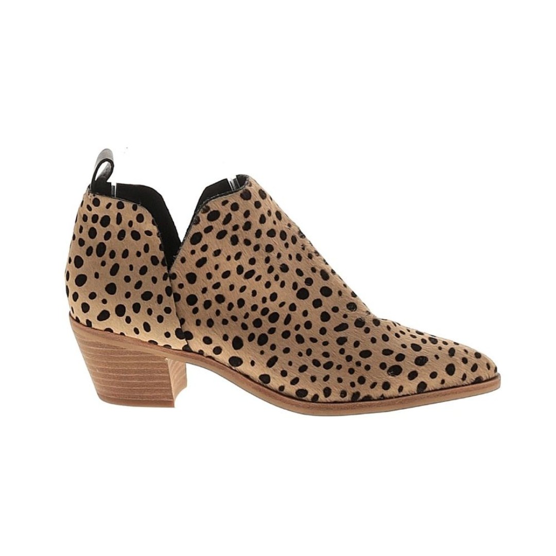NWOT Dolce Vita Leopard Print Ankle Booties