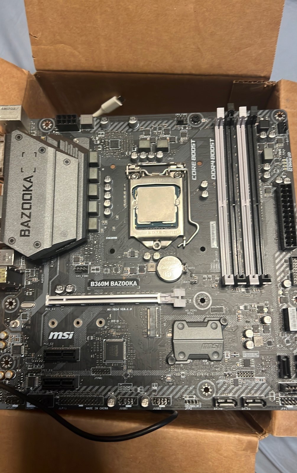 I7-9700F with motherboard