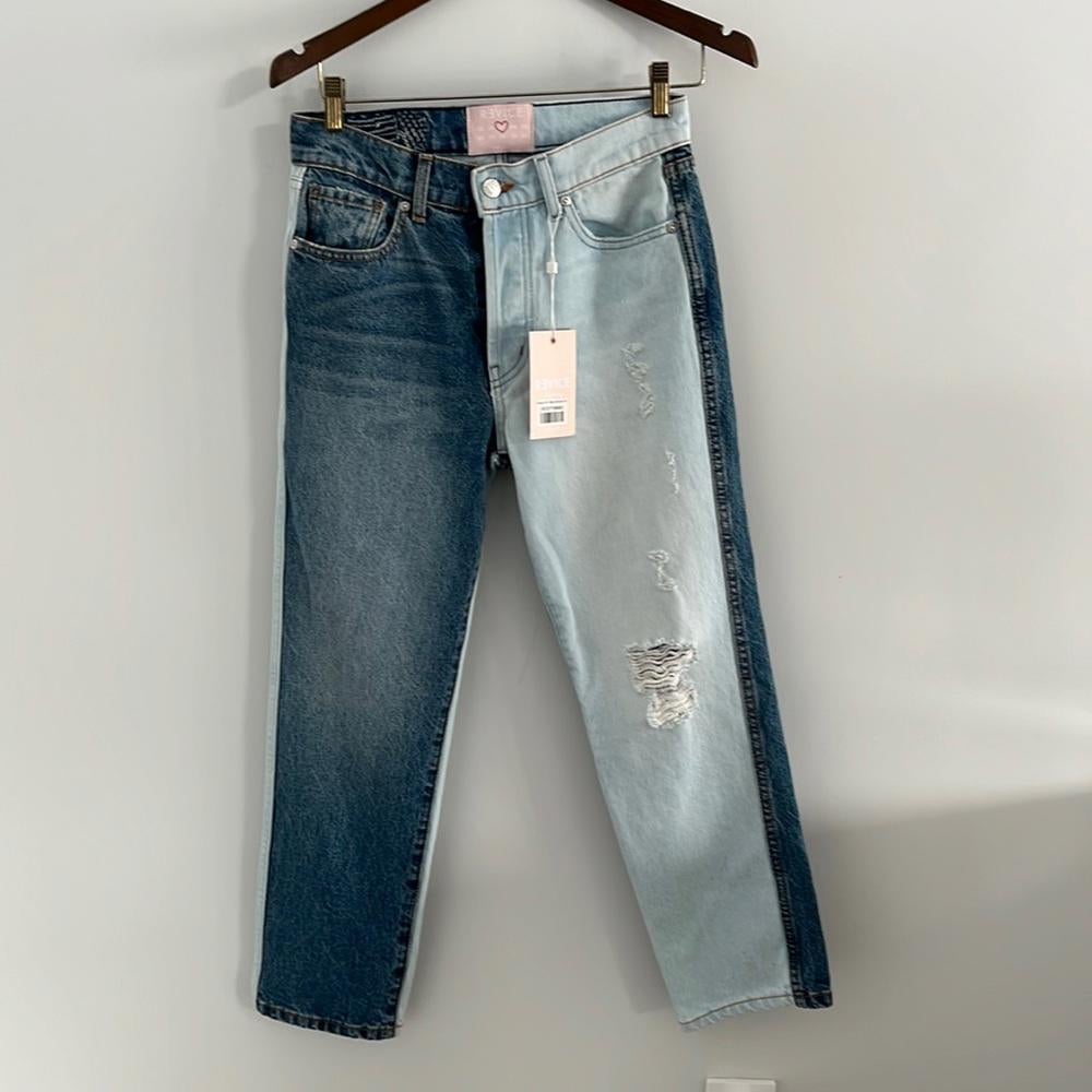 Revice dream fit blue division colored jeans new with tags