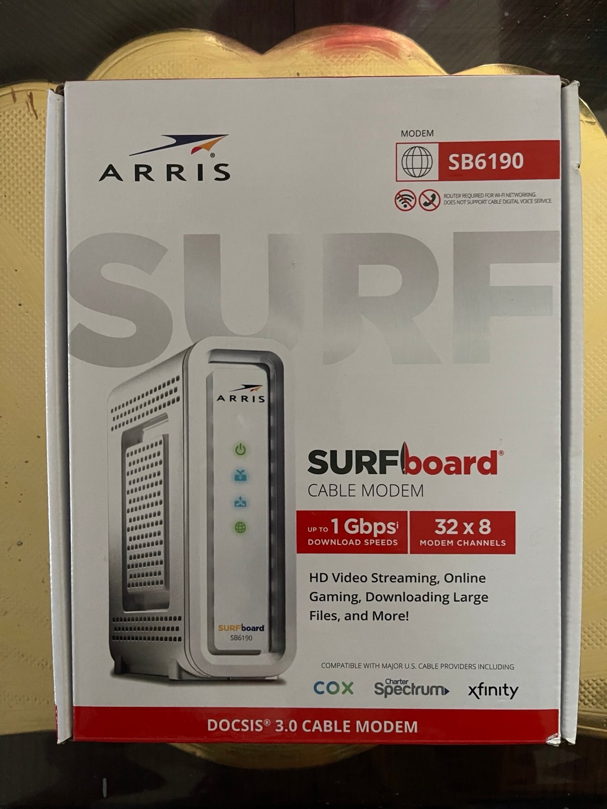 Arris Surfboard Cable Modem! Brand new sealed
