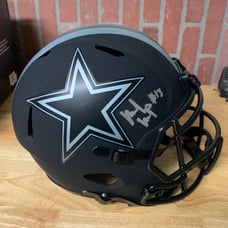 Dallas Cowboys Michael Gallup Autographed Full Size Eclipse Helmet. JSA coa