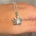 The Triple Crown pendant charm necklace in 925 and cubic zirconia