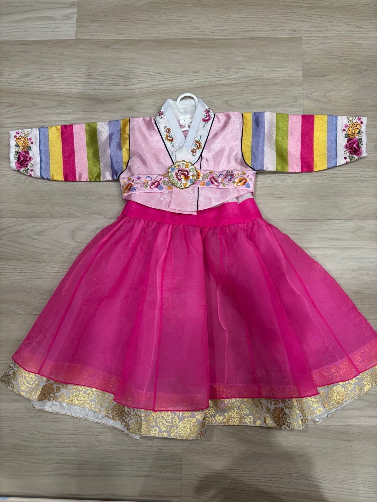 Girls Hanbok with Headband - 2 year old