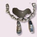 Brighton Silver Plated 6 Shoe Sandal Charm Retired Bracelet 7.5 Inches